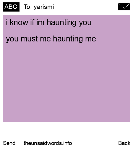 unsent message to yarismi