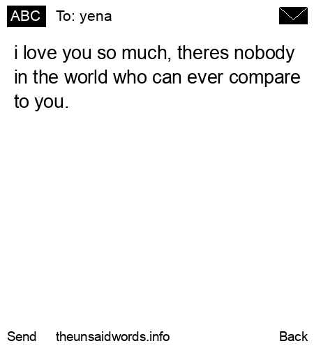 unsent message to yena