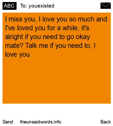 unsent message to youexisted