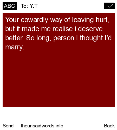 unsent message to Y.T