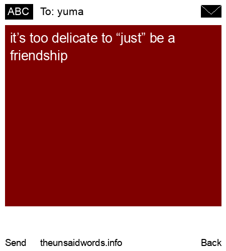 unsent message to yuma