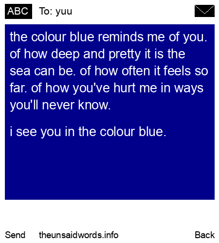 unsent message to yuu