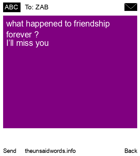 unsent message to ZAB