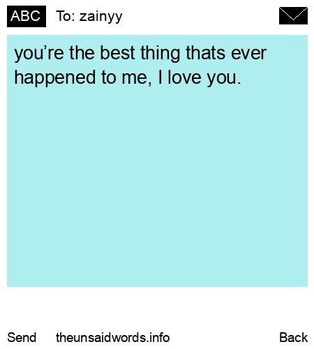 unsent message to zainyy