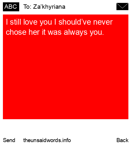unsent message to Za’khyriana 