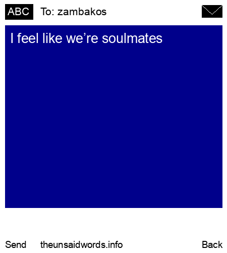 unsent message to zambakos 