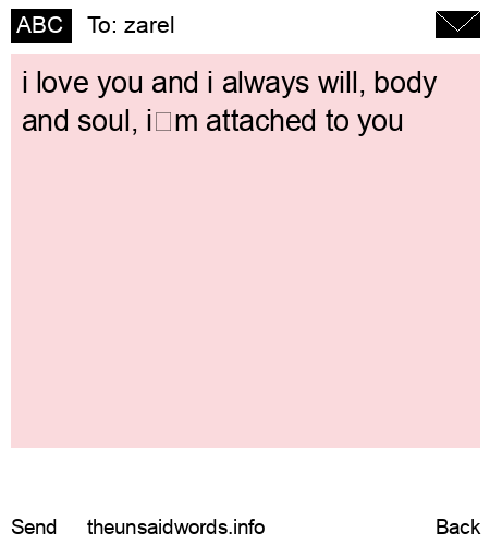 unsent message to zarel