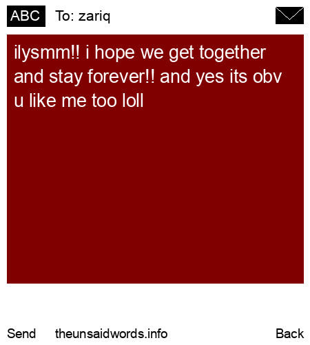 unsent message to zariq