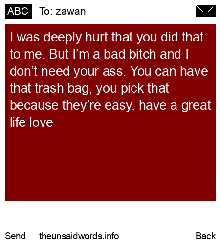unsent message to zawan
