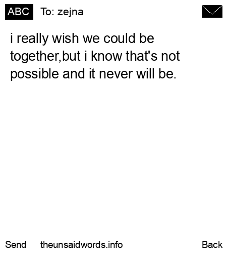 unsent message to zejna