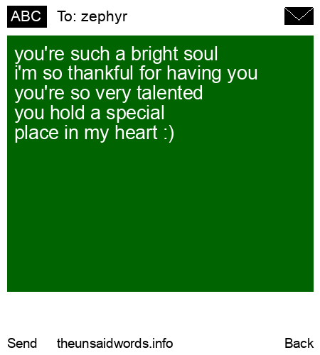 unsent message to zephyr