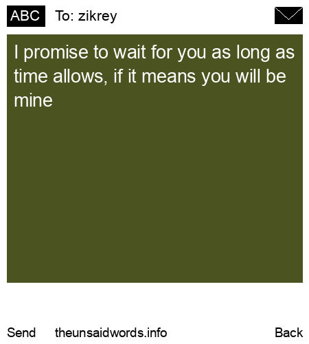 unsent message to zikrey