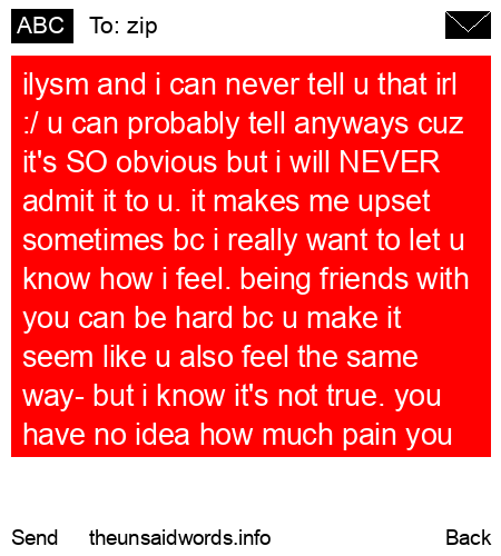 unsent message to zip