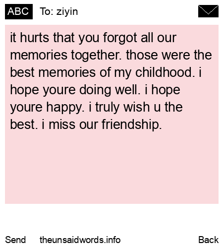 unsent message to ziyin
