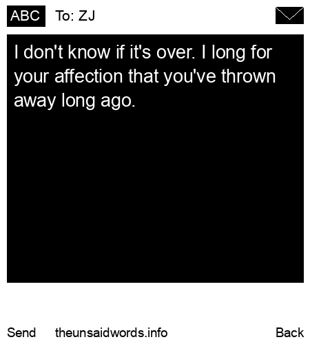 unsent message to ZJ