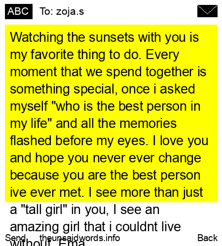 unsent message to zoja.s