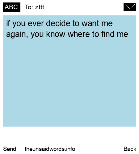 unsent message to zttt