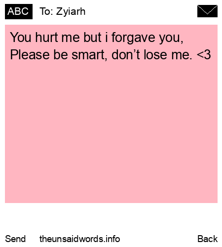 unsent message to Zyiarh