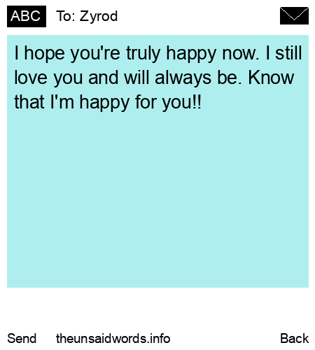 unsent message to Zyrod 